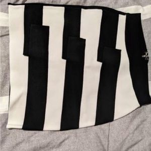 Black and white Bebé skirt
